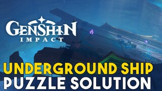 Genshin Impact Underground Ship Relay Puzzle Solution (Luxurious Chest Location)