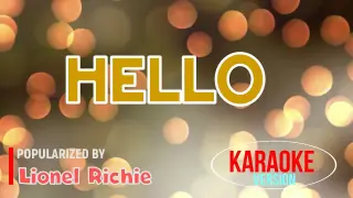 Hello - Lionel Richie | Karaoke Version |HQ 🎼📀▶️