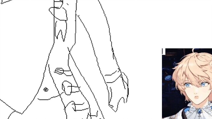 I made Roy's drawing of Asa live2d!