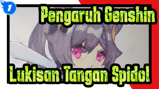 Pengaruh Genshin | Lukisan Cat Keqing_1