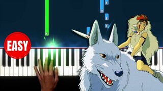 Piano Songs for Beginners | Princess Mononoke - Ghibli Piano Tutorial