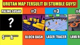 TEBAK URUTAN MAP STUMBLE GUYS PALING SULIT!! NO 1 GA BAKAL ADA YANG TAU! MAP PALING SUSAH DI DUNIA