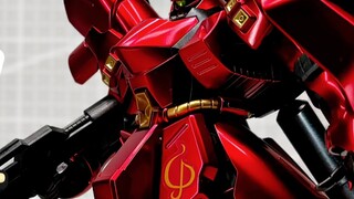 Pasir elektroplating pertama untuk anak muda! Bandai HGUC MSN-04 Sazabi berlapis logam