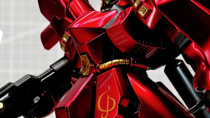ทรายชุบไฟฟ้าครั้งแรกสำหรับคนรุ่นใหม่! Bandai เคลือบโลหะ HGUC MSN-04 Sazabi