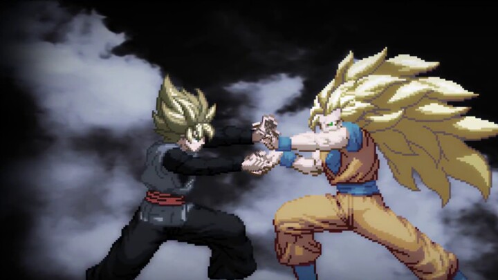 "Jika Film Bagian 7" "Subtitel Bahasa Mandarin" Black Goku vs Future Gohan