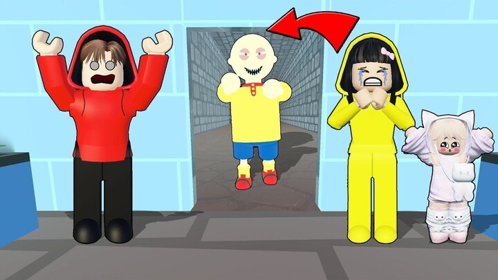 Yuta, Mio Dan Baby Celine Dikejar Guru Gigi Tajam Botak  ROBLOX