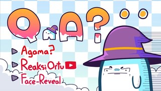 Agama, Face Reveal, Reaksi Ortu? QnA #1 (ft. Temen Gw)