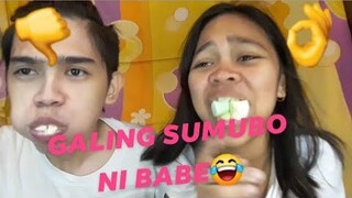 CHUBBY BUNNY CHALLENGE! WITH BABE😍