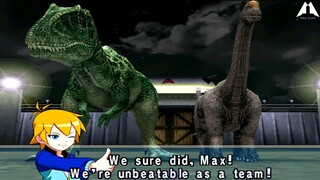 Dinosaur King Arcade Game 恐竜キング Carcharodontosaurus X Camarasaurus D Team Vs Alpha Fortress Hard