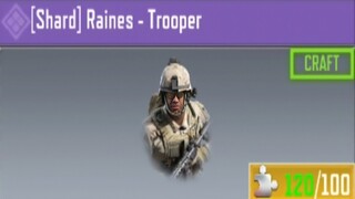 CRAFTING FREE SKIN "RAINES - TROOPER" in COD MOBILE!