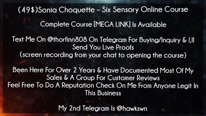 (49$)Sonia Choquette – Six Sensory Online Course download