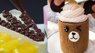 วิดีโอตกแต่งเค้กช็อคโกแลตแสนอร่อย การรวบรวมเค้กช็อคโกแลตที่น่าพึงพอใจ 2
