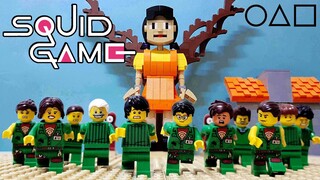 LEGO Squid Game Stop Motion: Red Light Green Light 레고 오징어 게임 스톱모션 무궁화 꽃이 피었습니다