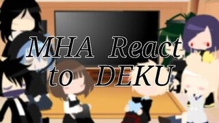 MHA React To Villain/Sad Deku || MHA || Gacha Club || •Angel•