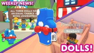 👶 DOLLS?!?! 🪆 Weekly News! ✨ Adopt Me on Roblox!