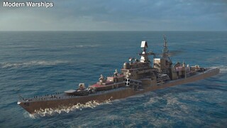 Modern Warships: RF USHAKOV gameplay online match.