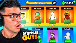 ¡TODO COMPRADO! NUEVO PASE DE BATALLA *HALLOWEEN* STUMBLE GUYS 0.41 😱