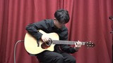 【Fingerstyle guitar】High energy all the way! Unravel+ has a girlfriend OP カワキヲアメク skewer!