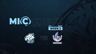 MIC CHECK EVOS SG VS RSG - MPL SEASON 5 [MLBB]