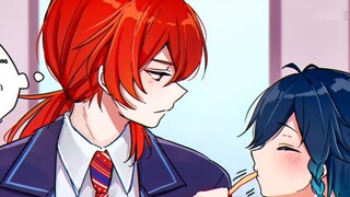 Barbatos dan Diluc sangat lucu!