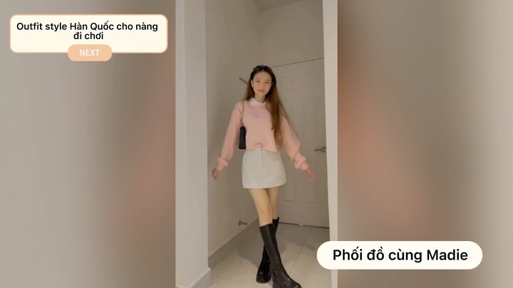 Outfit style Hàn Quốc cho nàng đi chơi