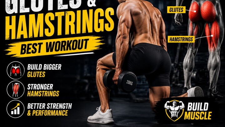 Best Glutes & Hamstrings Workout 🔥💪