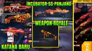 AKHIRNYA KELUAR SHOTGUN INCUBATOR M1014, TOP UP BONUS KATANA LOBBY, EVENT GRATIS