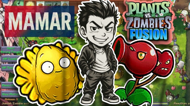 Plants VS Zombie Fusion : Adventure Mode Level 1-3 || Boost Dari Cherry Bomb Dan Nut Yang Bercahaya