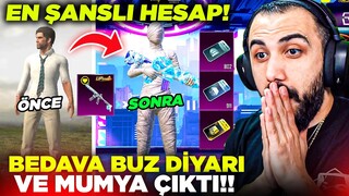İZLEYİCİME BEDAVA BUZ DİYARI, MUMYA VE MUMYA M4 ÇIKARDIM! 😱 (GÖRDÜĞÜM EN ŞANSLI HESAP) | PUBG MOBILE