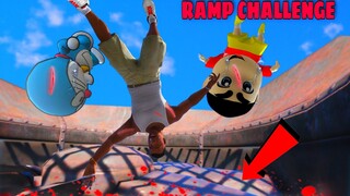 GTA 5 : Shinchan & Doraemon Ultimate Mega Ramp Jump Challenge in GTA 5 ! (GTA 5 mods)