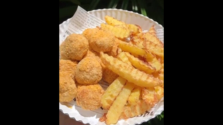 ไก่ป๊อบ เฟรนฟราย ไม่ทอด ไม่แป้ง ไม่ชูรสค่า🍟🍗