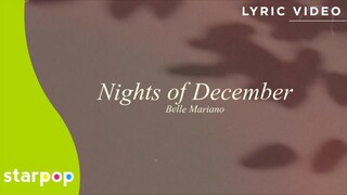 Nights of December - Belle Mariano (Lyrics)