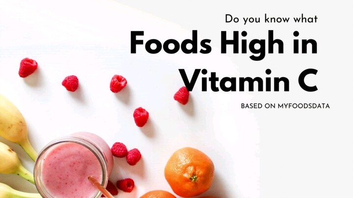 Foods High in Vitamin C🍊