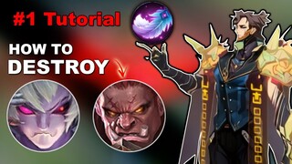 How To Destroy OP Enemy | AAMON TUTORIAL #1 | MLBB