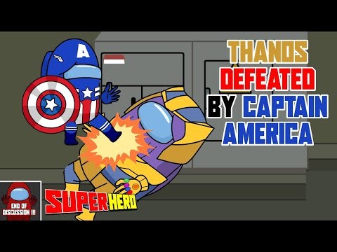 Thanos Defeated by Captain America - Among Us Marvel - Among Us Marvel - Among Us Avengers
