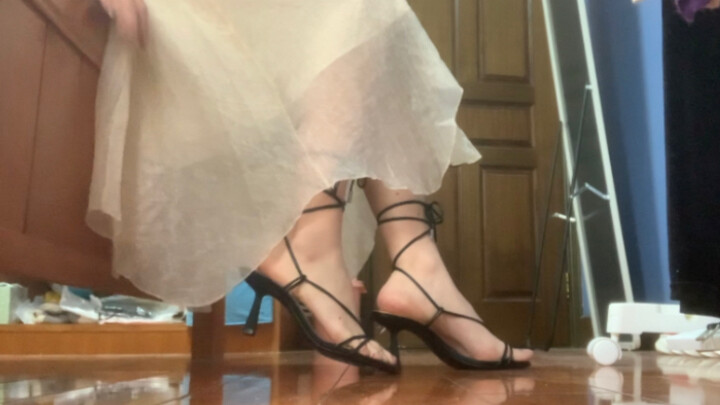 [Miao’s Shoe] Obsessed with Strappy Heels for the 10,000th Time / New Shoes Unboxing & Review