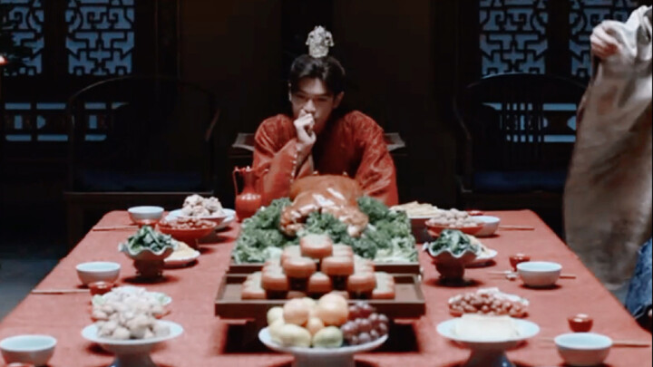 By comparison, it seems that he is anorexic and depressed. Appetite is the carrier of emotions.