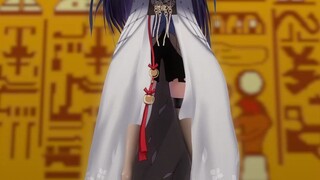 [Naraka: Bladepoint] Gu Qinghan's new costume, I changed the pants to black stockings to satisfy my 