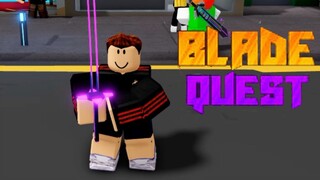 SOLO FAST LEVELING  LVL 4 - 7 FOREST MEDIUM HARDCORE MAP  BLADE QUEST ROBLOX