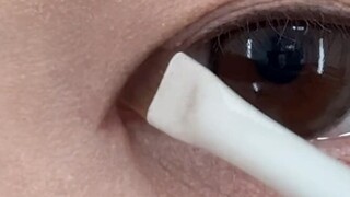 终于知道圆眼头内眦赘皮怎么画开眼角了！