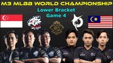 EVOS SG Vs TODAK [GAME 4] | M3 MLBB World Championship 2021 | Playoffs Day 7
