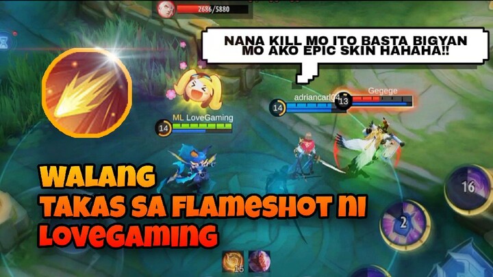 Nana gaming walang takas sa flameshot ni LoveGaming