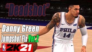 Danny Green Jumpshot Fix NBA2K21 Ver.2  with Side-by-Side Comparison