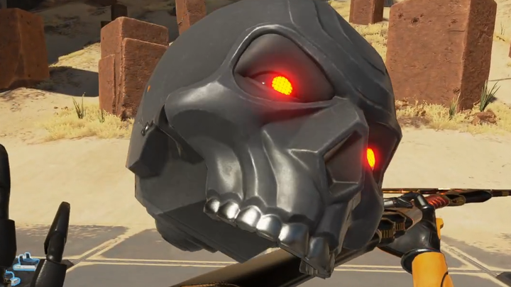 If the Undead Family Heirloom Inspects a Bomb-Headed Skull