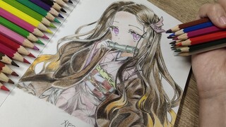 Drawing NEZUKO KAMADO | Kimetsu No Yaiba / Demon Slayer (鬼滅の刃)