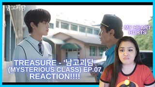 💎 REACTION 💎 TREASURE (트레저) - WEB DRAMA '남고괴담' (MYSTERIOUS CLASS) EP.07 || TAROT READER REACTS