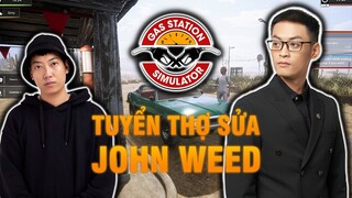 (Gas Station Simulator #2) Đi cậy cốp xe của khách mua xăng, tuyển dụng thợ sửa John Weed