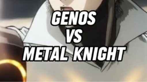 GENOS VS METAL KNIGHT - #anime #shorts #onepunchman #opm #museindonesia #opmindo