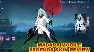 UCHIHA MADARA IN MOBILE LEGENDS BANG BANG SKIN REVIEW