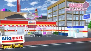 membuat ALFAMART + MESIN CAPIT + ATM di Sakura School Simulator Indonesia Speed Build Tutorial